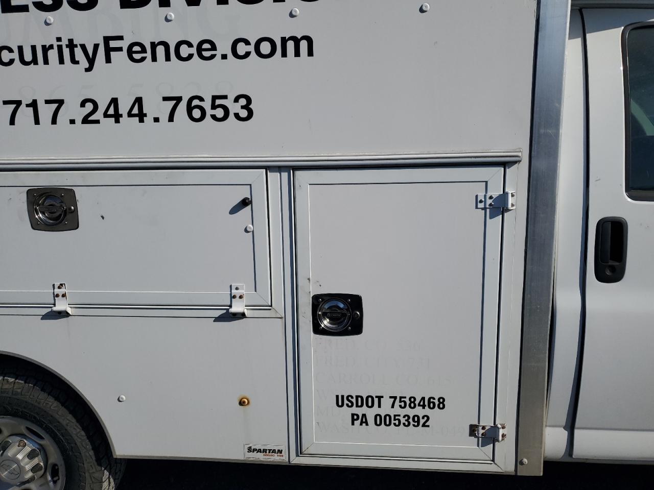 2015 Chevrolet Express Utility / Service Truck VIN: 1GB0G2CG1F1279384 Lot: 92308555