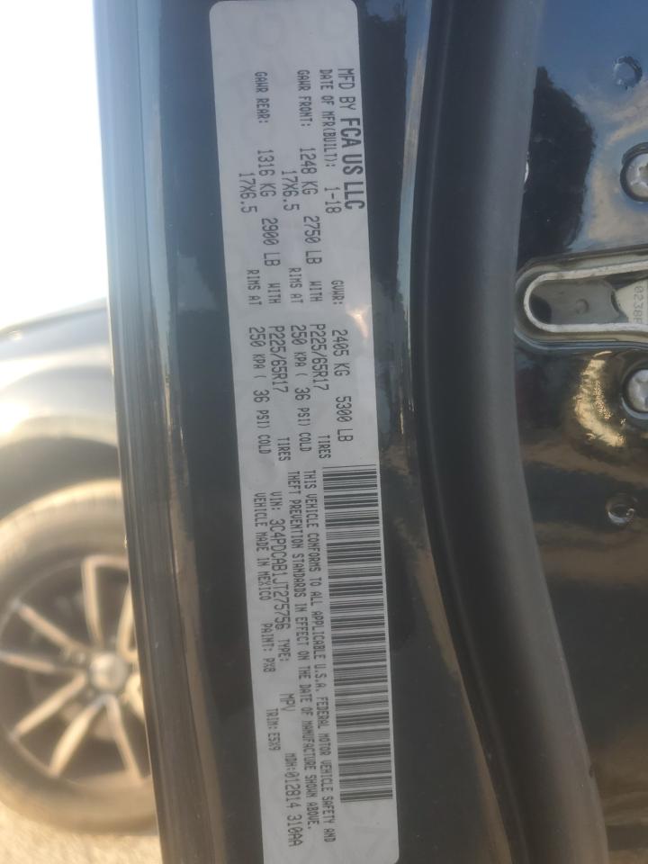 2018 Dodge Journey Se VIN: 3C4PDCAB1JT275756 Lot: 92725405