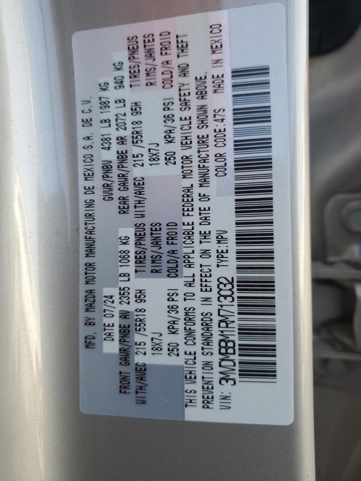 2024 Mazda Cx-30 Select VIN: 3MVDMBBM1RM713032 Lot: 91855975