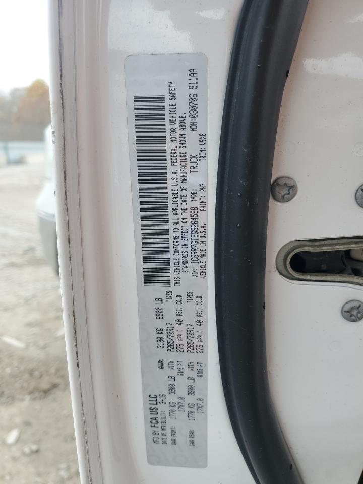 2016 Ram 1500 Slt VIN: 1C6RR7GT5GS264598 Lot: 91584035