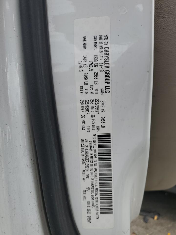 2014 Ram Tradesman VIN: 2C4JRGAG8ER199214 Lot: 92025395