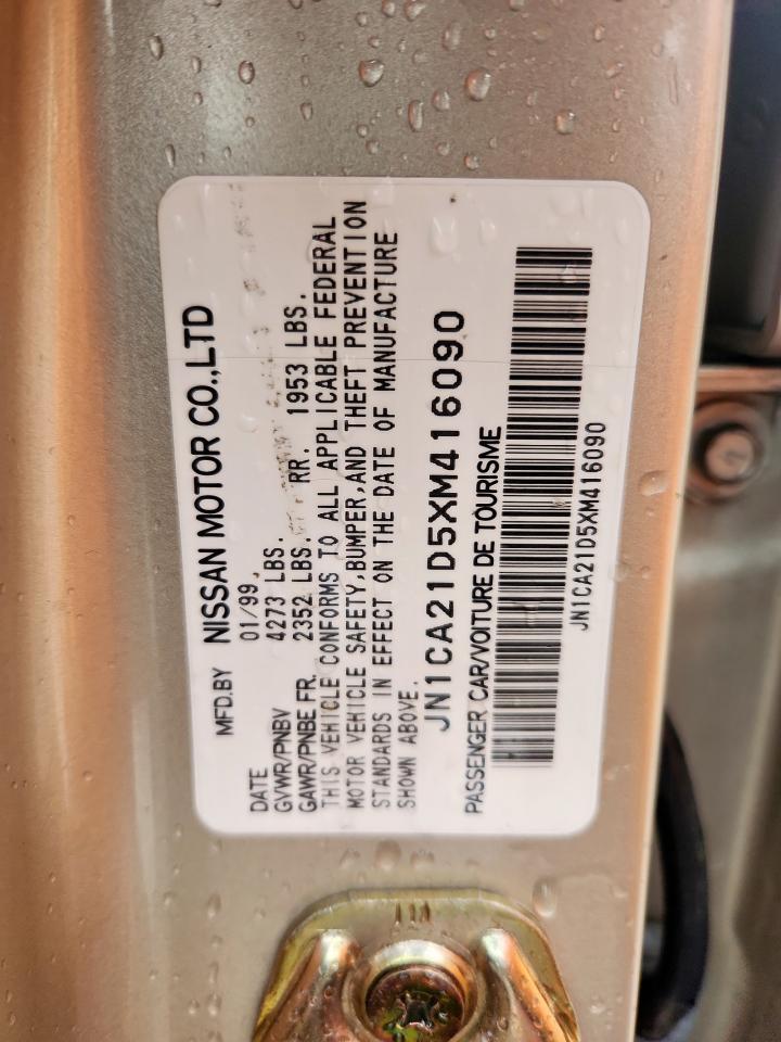 1999 Nissan Maxima Gle VIN: JN1CA21D5XM416090 Lot: 93758475