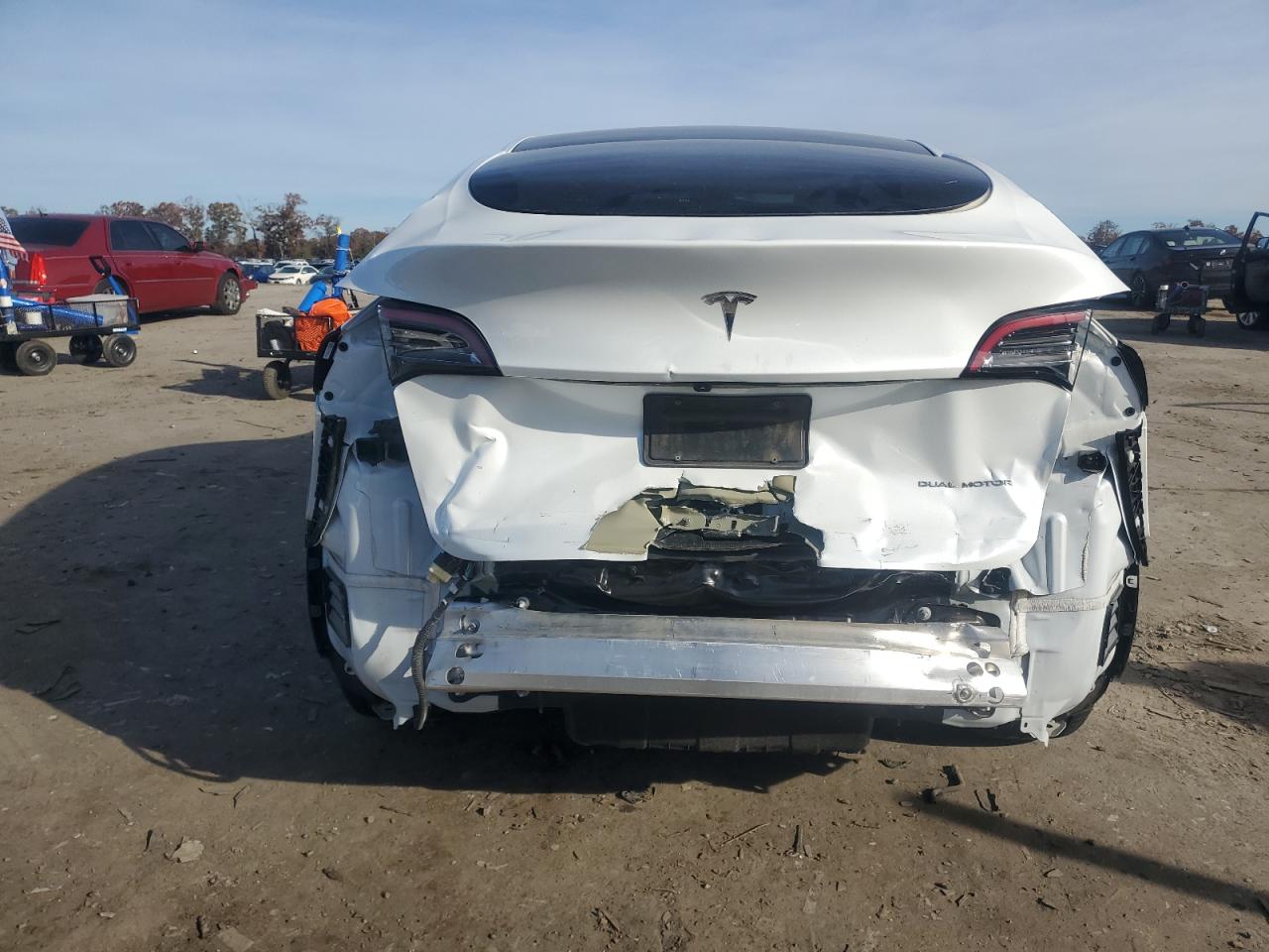 2024 Tesla Model Y VIN: 7SAYGDEE5RA221022 Lot: 91238025