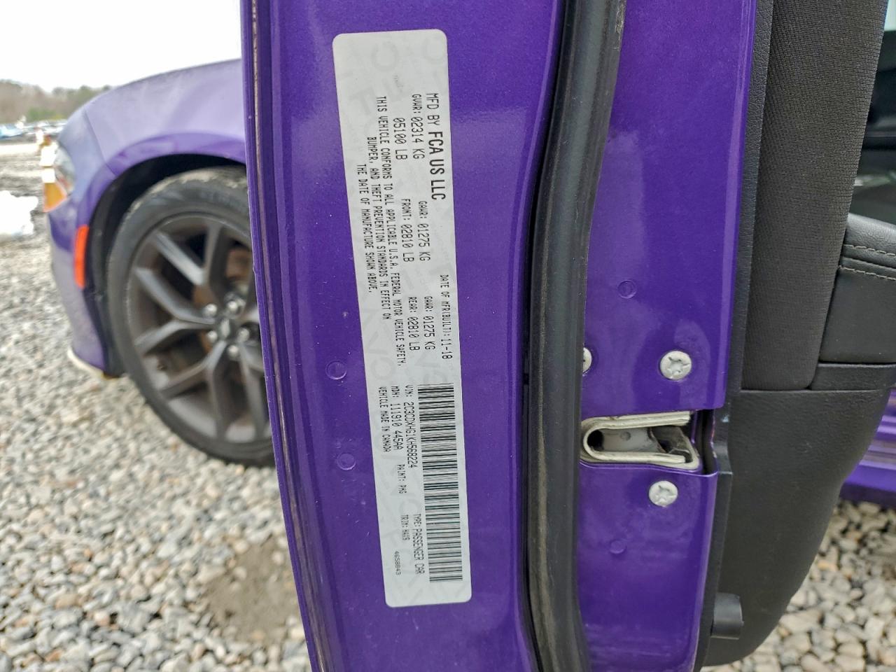 2019 Dodge Charger Gt VIN: 2C3CDXHG1KH568224 Lot: 94172245