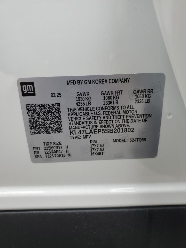 2025 Buick Envista Preferred VIN: KL47LAEP5SB201802 Lot: 91981175