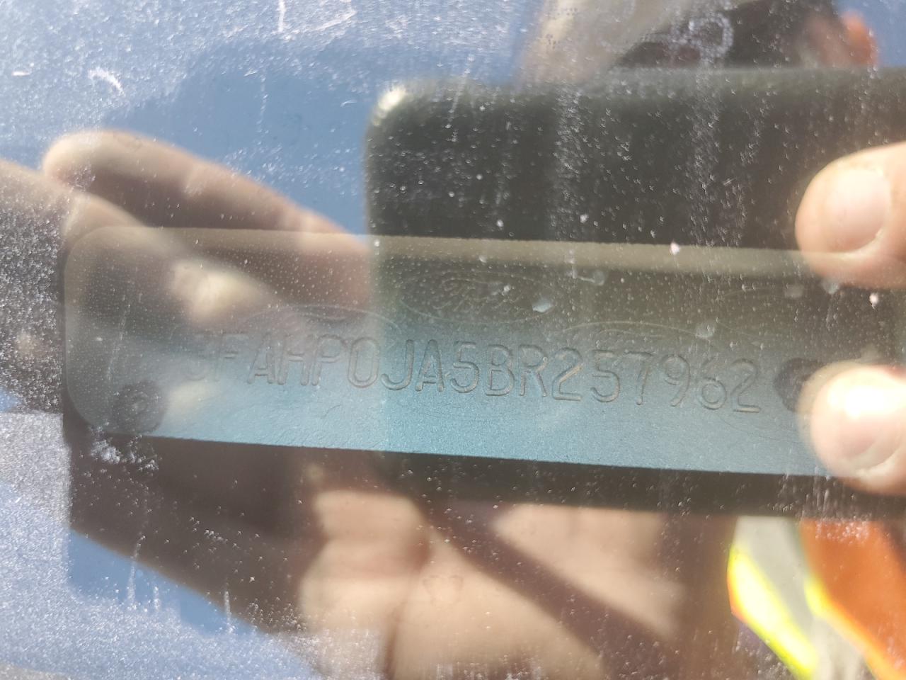 2011 Ford Fusion Sel VIN: 3FAHP0JA5BR257962 Lot: 92751255