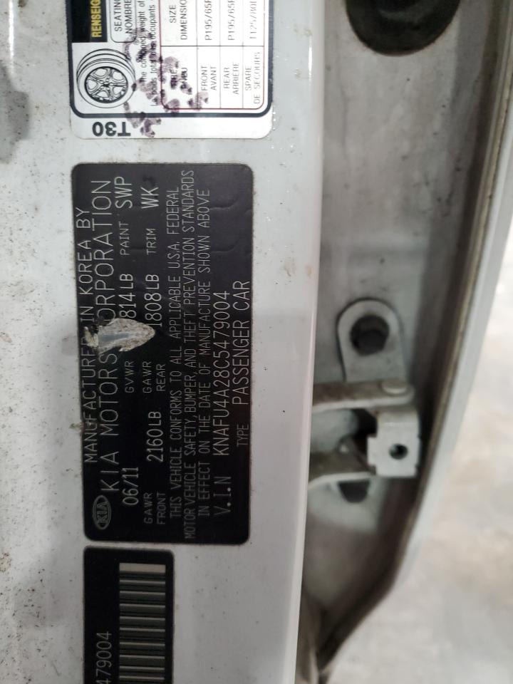 2012 Kia Forte Ex VIN: KNAFU4A28C5479004 Lot: 93238995