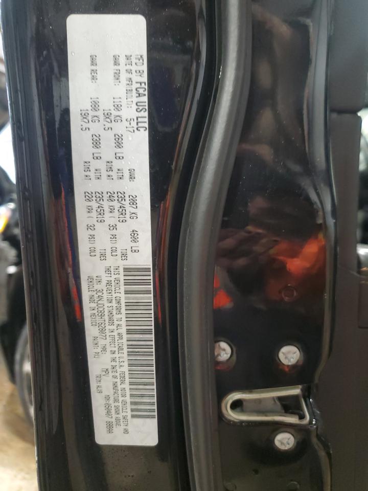 2017 Jeep Compass Limited VIN: 3C4NJDCB9HT628077 Lot: 93648355