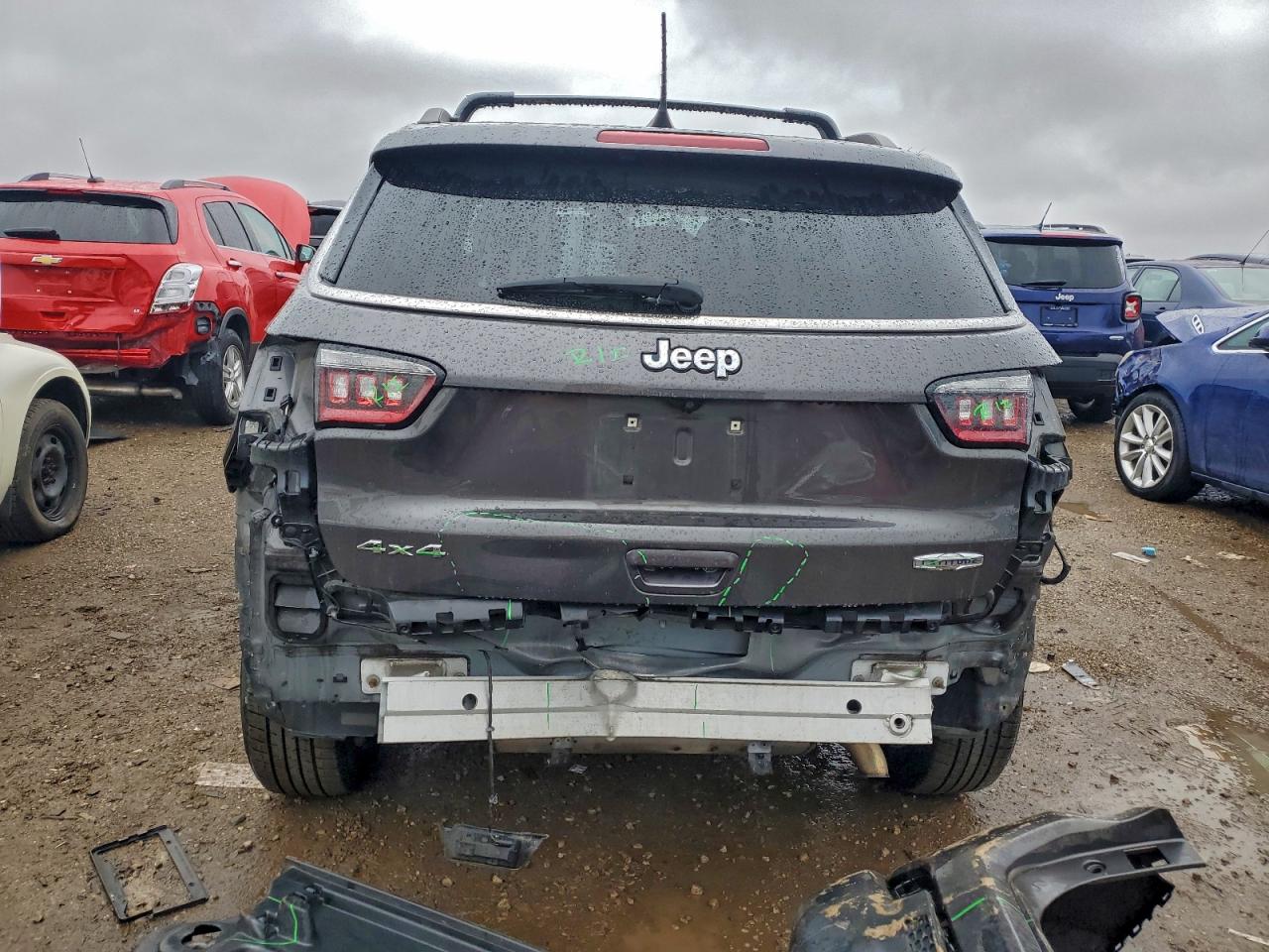 2019 Jeep Compass Latitude VIN: 3C4NJDBB5KT599282 Lot: 94183875