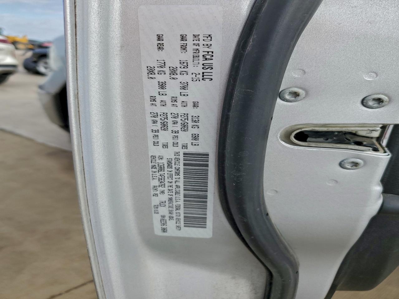 2015 Ram 1500 Slt VIN: 1C6RR6LT4FS634762 Lot: 93759355