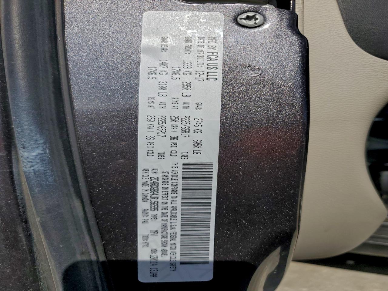 2018 Dodge Grand Caravan Se VIN: 2C4RDGBG4JR156595 Lot: 93825755