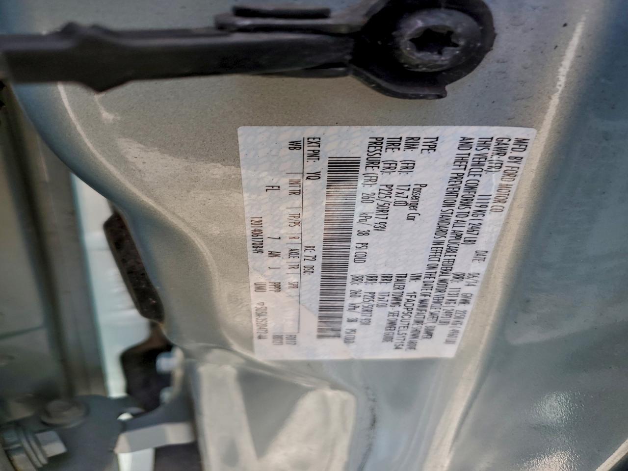 2014 Ford C-Max Premium VIN: 1FADP5CU7EL517154 Lot: 94315195