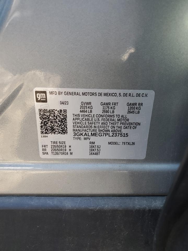 2023 GMC Terrain Sle VIN: 3GKALMEG7PL237515 Lot: 93014415