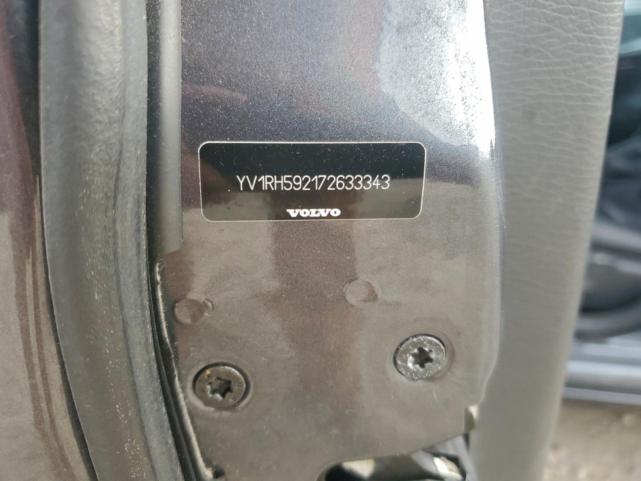 2007 Volvo S60 2.5T VIN: YV1RH592172633343 Lot: 92666465