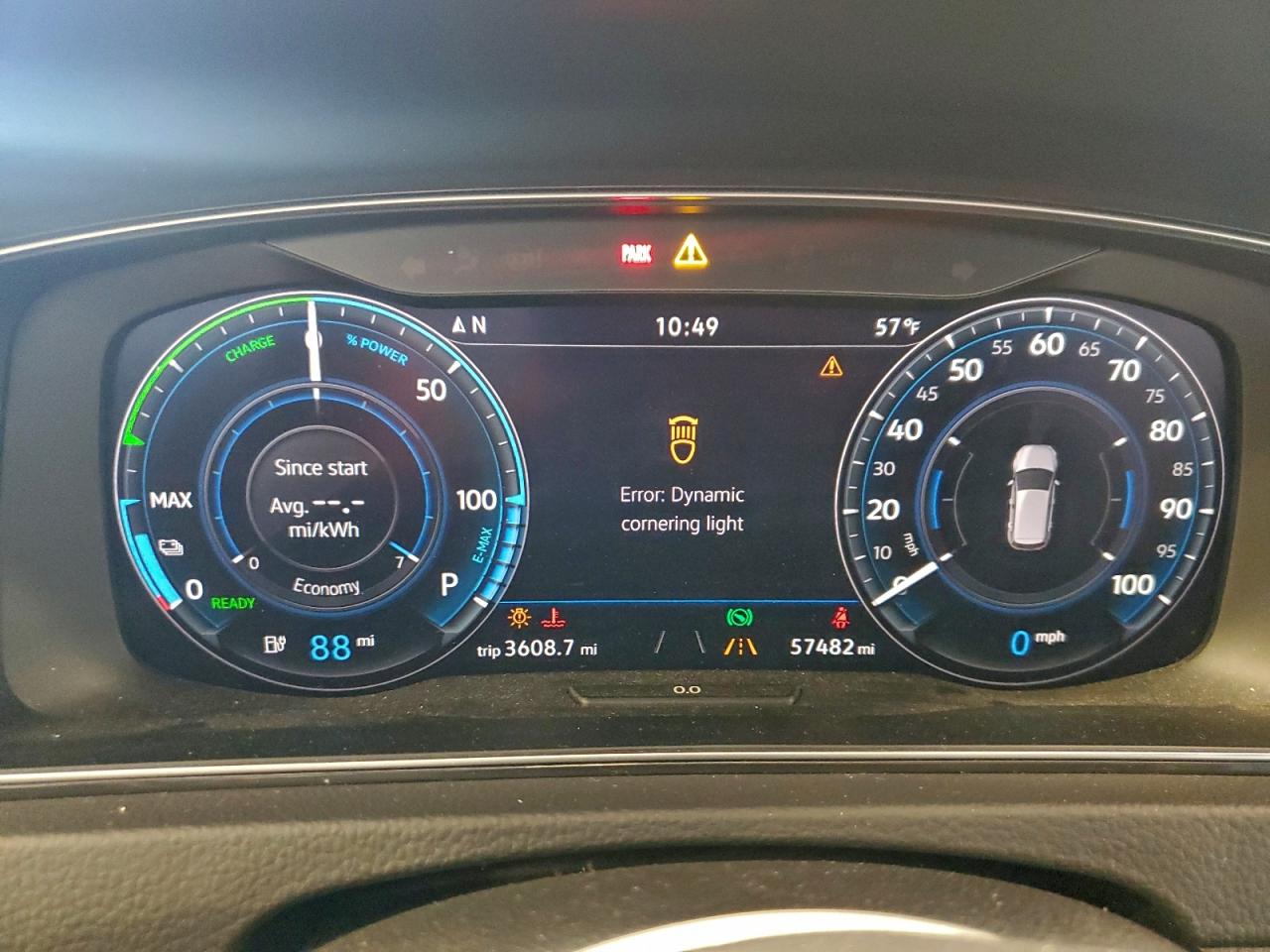 2019 Volkswagen E-Golf Sel Premium VIN: WVWPR7AU0KW904039 Lot: 94071605