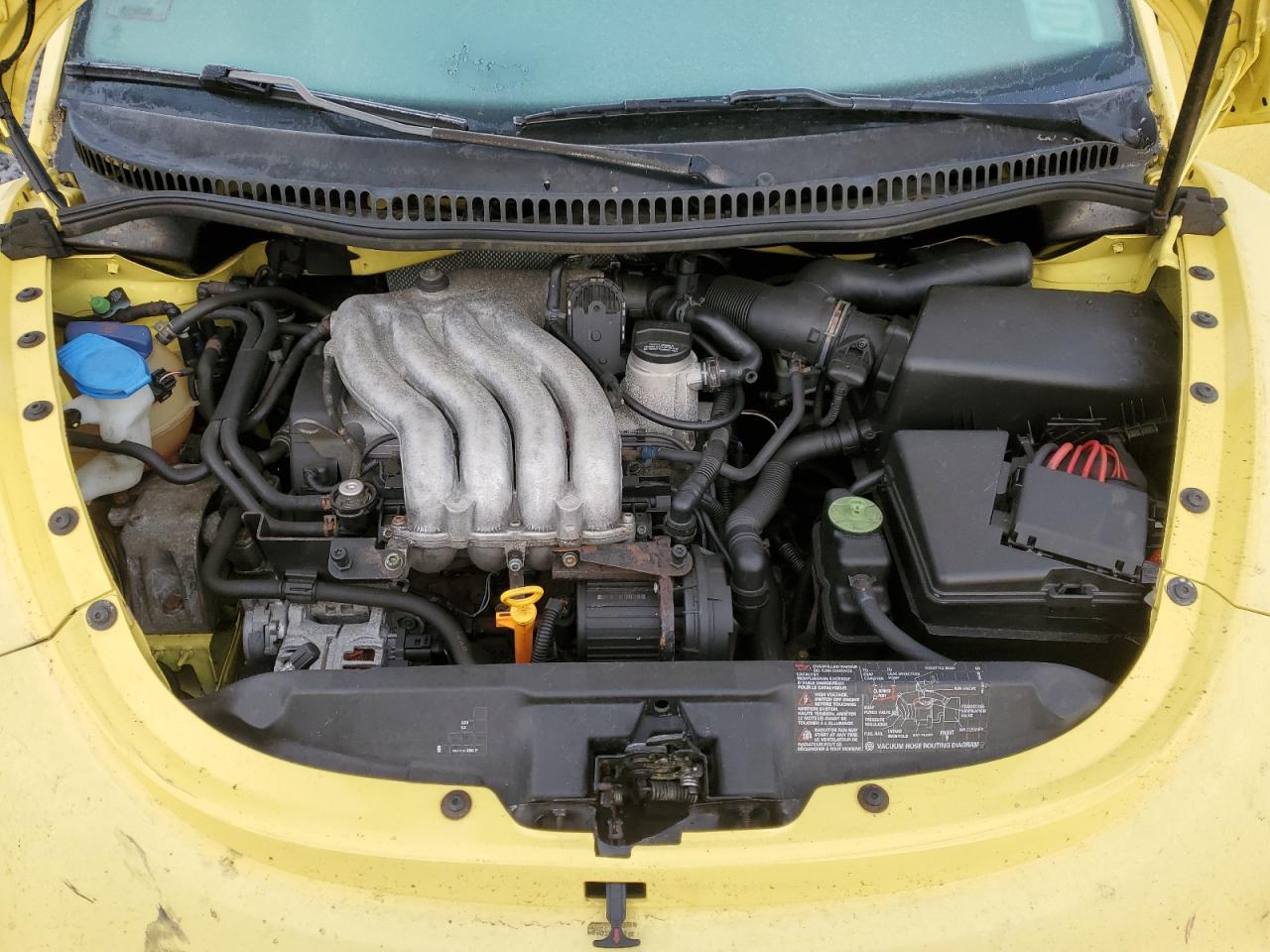 2001 Volkswagen New Beetle Gl VIN: 3VWBK21C51M456806 Lot: 92489315