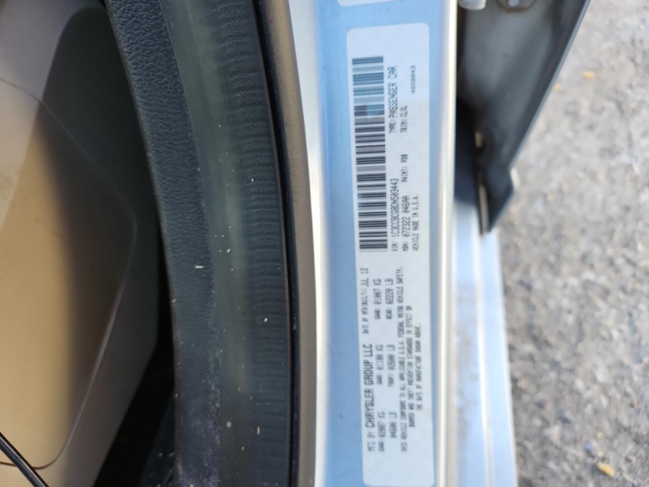 2013 Chrysler 200 Limited VIN: 1C3CCBCG8DN503443 Lot: 91439645