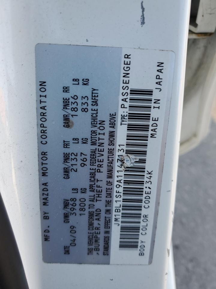 2010 Mazda 3 I VIN: JM1BL1SF9A1147131 Lot: 92825015