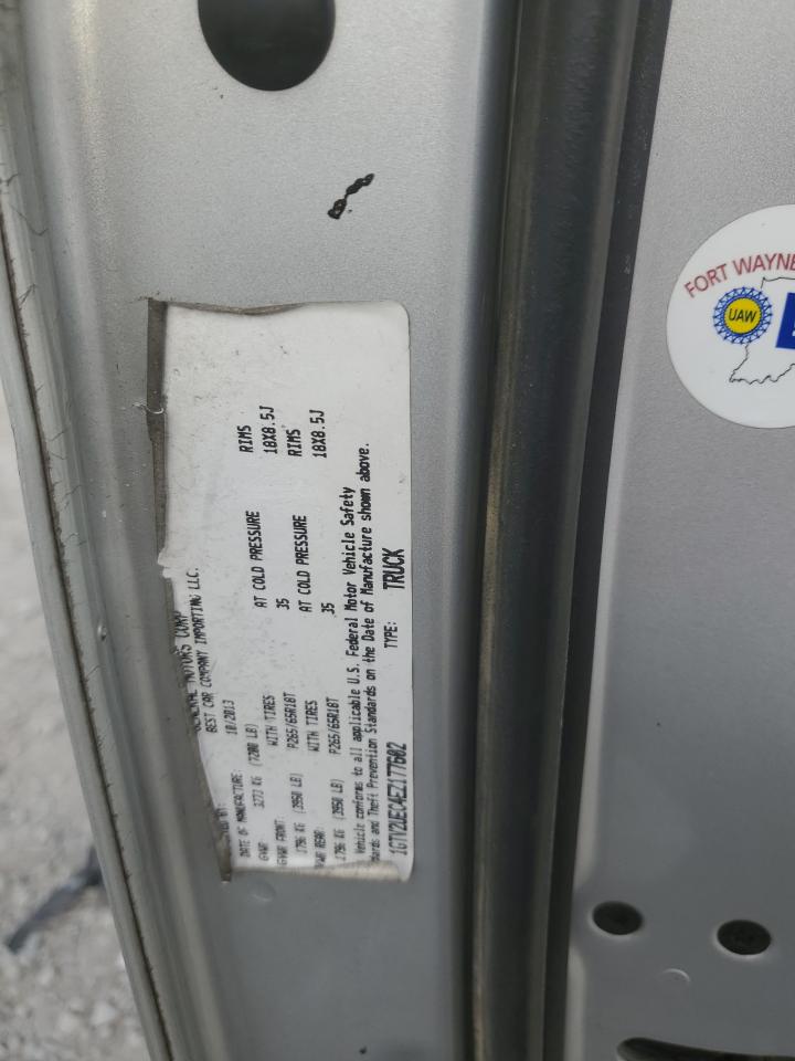 2014 GMC Sierra K1500 Sle VIN: 1GTV2UEC4EZ177602 Lot: 91443635