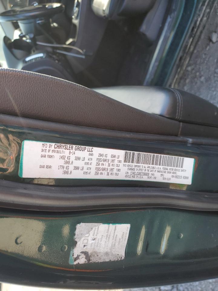 2014 Dodge Durango Limited VIN: 1C4RDJDG8EC596828 Lot: 91490265