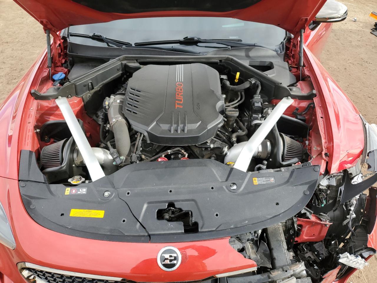 2018 Kia Stinger Gt2 VIN: KNAE55LC8J6019112 Lot: 92470455