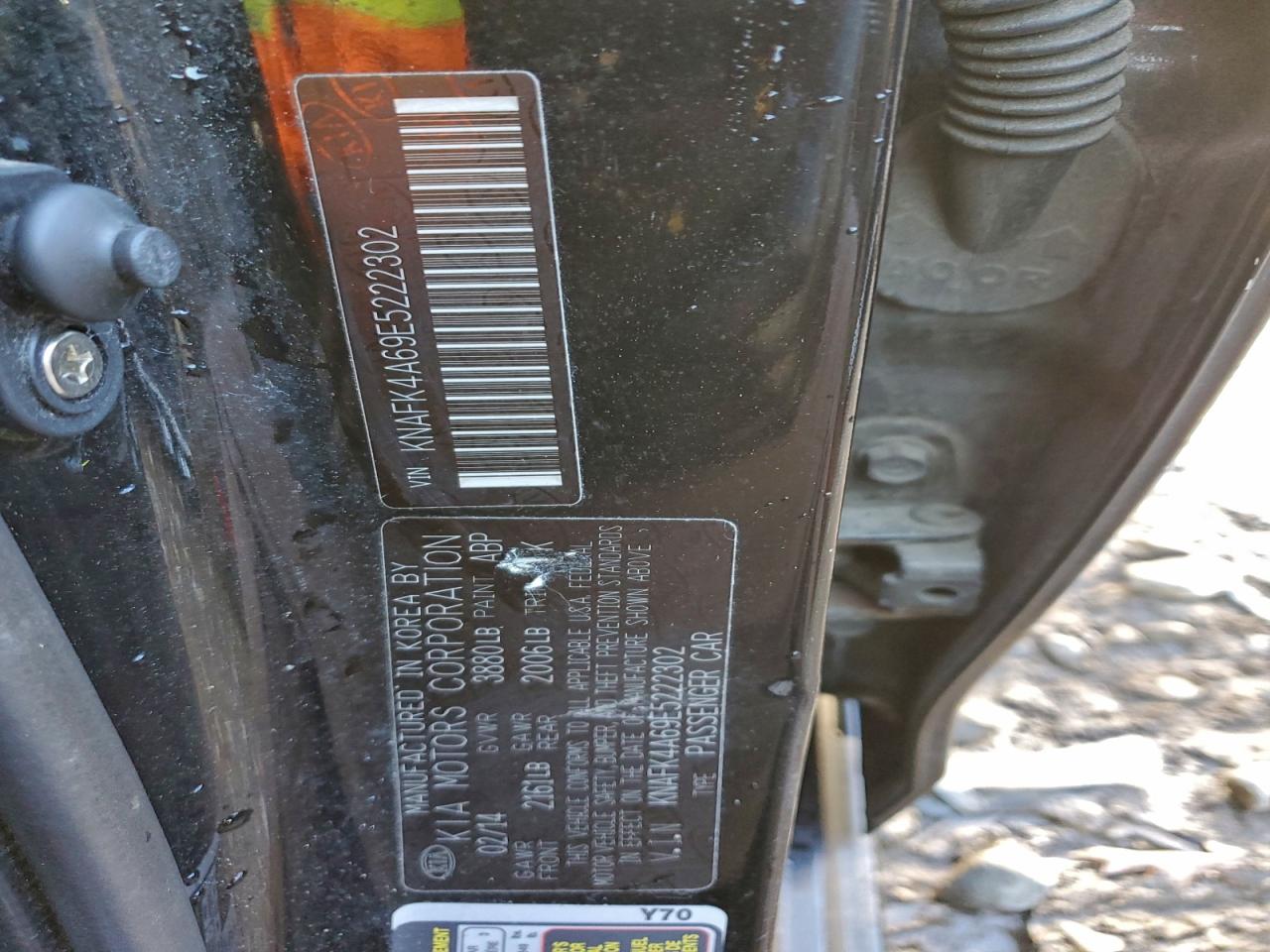 2014 Kia Forte Lx VIN: KNAFK4A69E5222302 Lot: 94029165