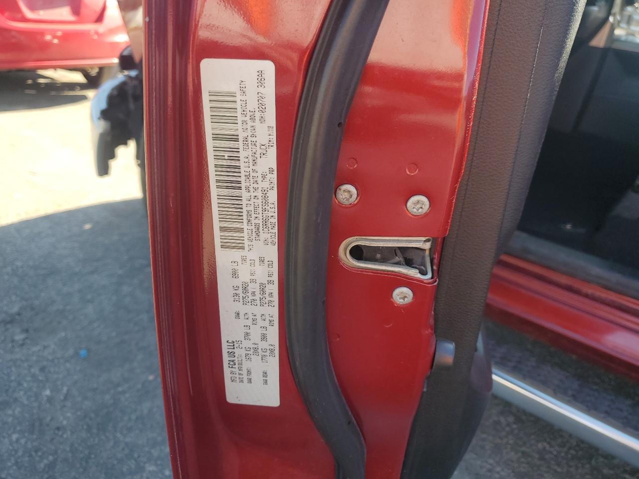 2015 Ram 1500 Slt VIN: 1C6RR6GT9FS608491 Lot: 92063445