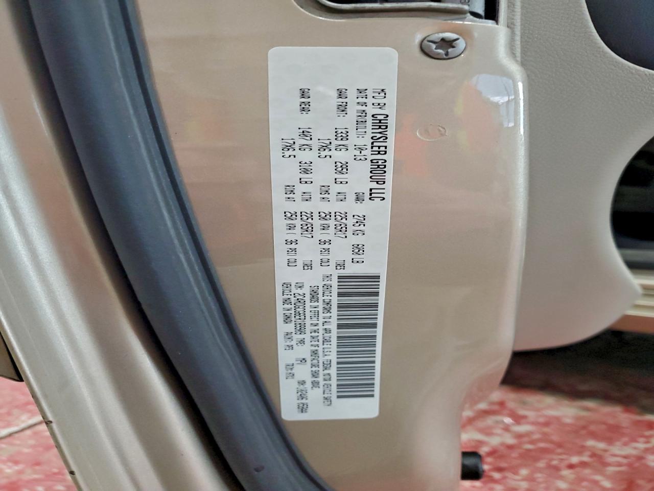 2014 Dodge Grand Caravan Sxt VIN: 2C4RDGCG6ER189909 Lot: 93005695