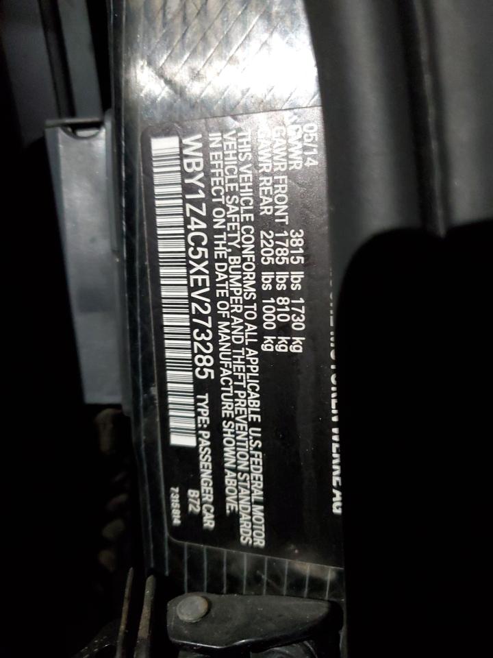 2014 BMW I3 Rex VIN: WBY1Z4C5XEV273285 Lot: 94074805