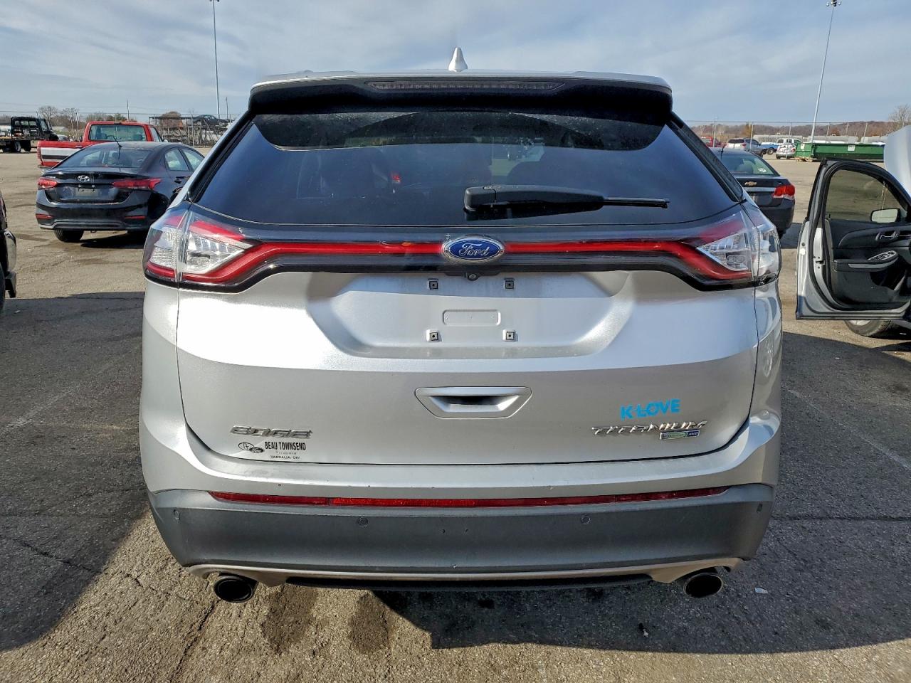 2017 Ford Edge Titanium VIN: 2FMPK4K93HBC17396 Lot: 94130585