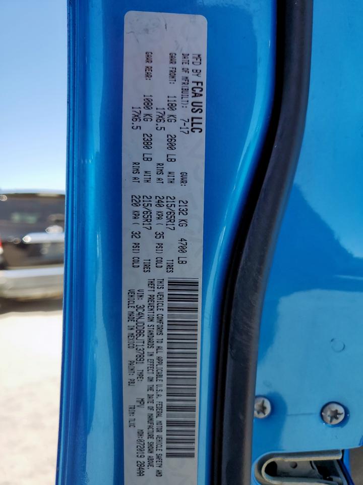 2018 Jeep Compass Trailhawk VIN: 3C4NJDDB6JT137891 Lot: 92222375