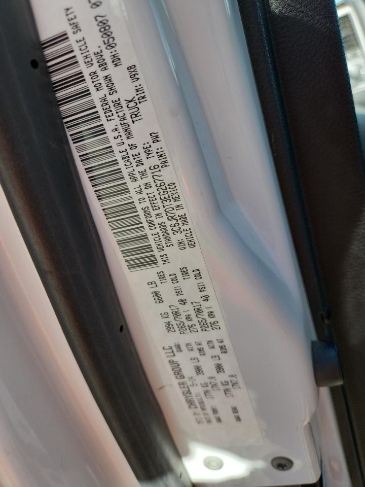 2014 Ram 1500 St VIN: 3C6JR7DT3EG267716 Lot: 91850845