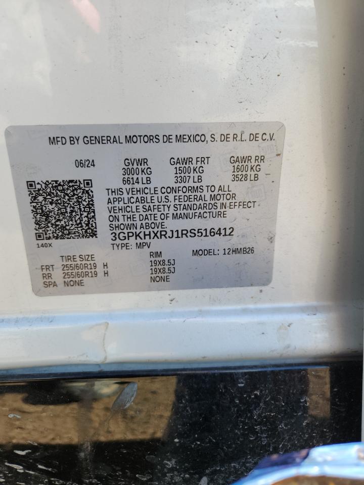 2024 Honda Prologue Tour VIN: 3GPKHXRJ1RS516412 Lot: 91702525