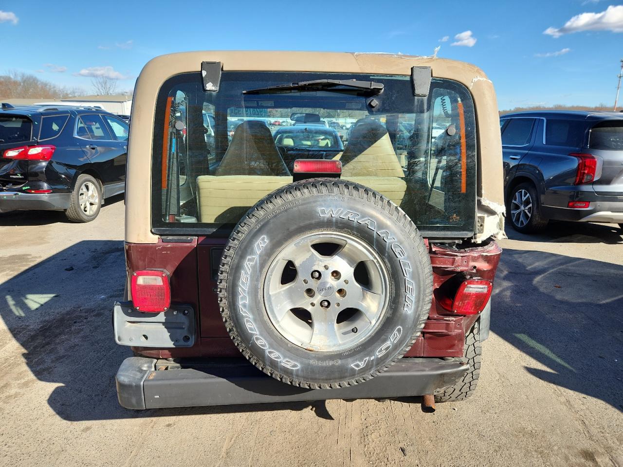 2001 Jeep Wrangler / Tj Sport VIN: 1J4FA49S61P325399 Lot: 92879195