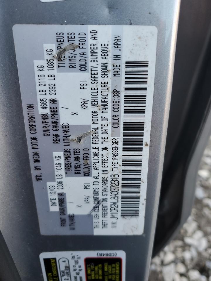 2010 Mazda 5 VIN: JM1CR2WL8A0372316 Lot: 91430225