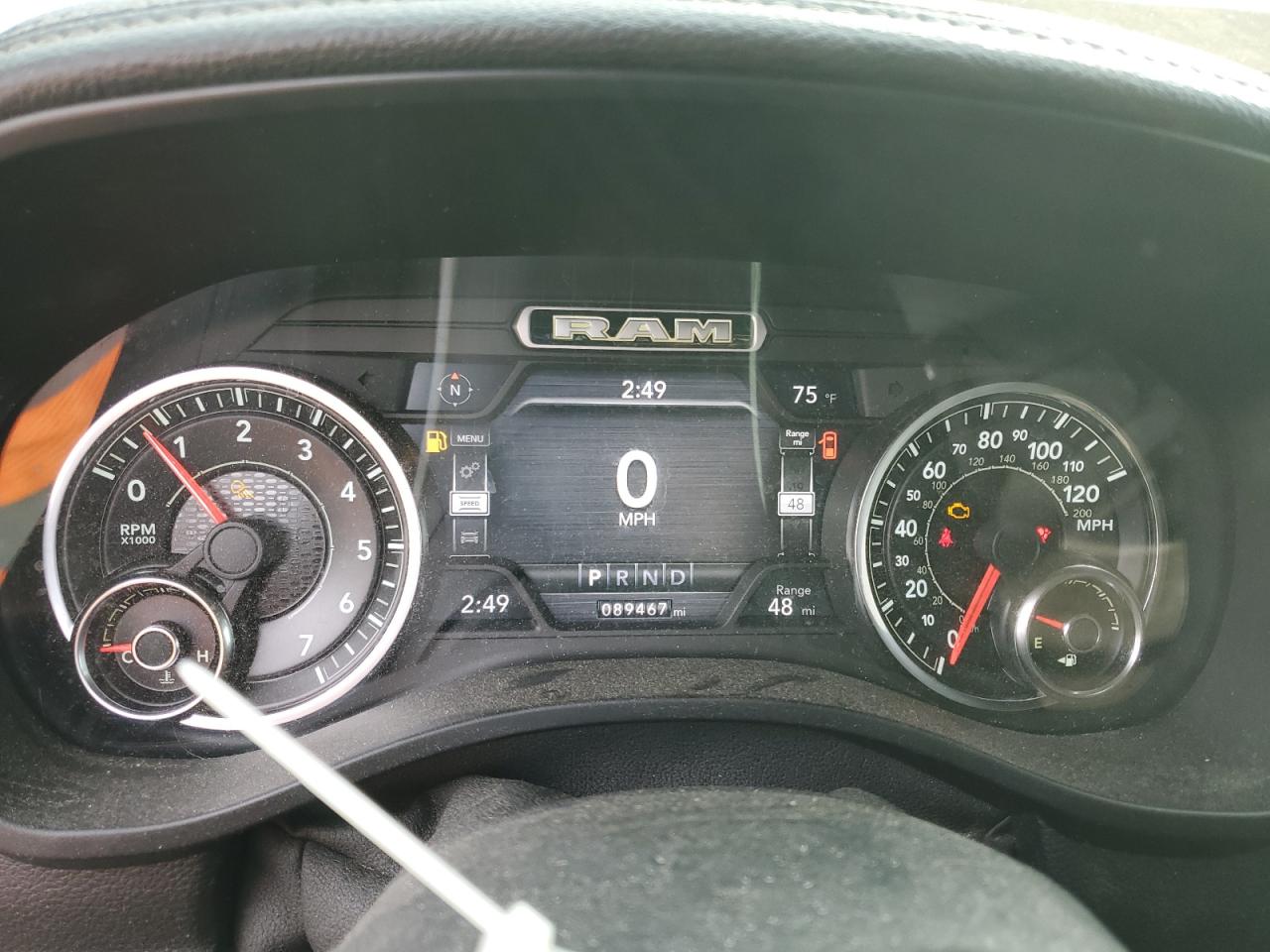 2019 Ram 1500 Laramie VIN: 1C6SRFJT2KN749129 Lot: 91927325