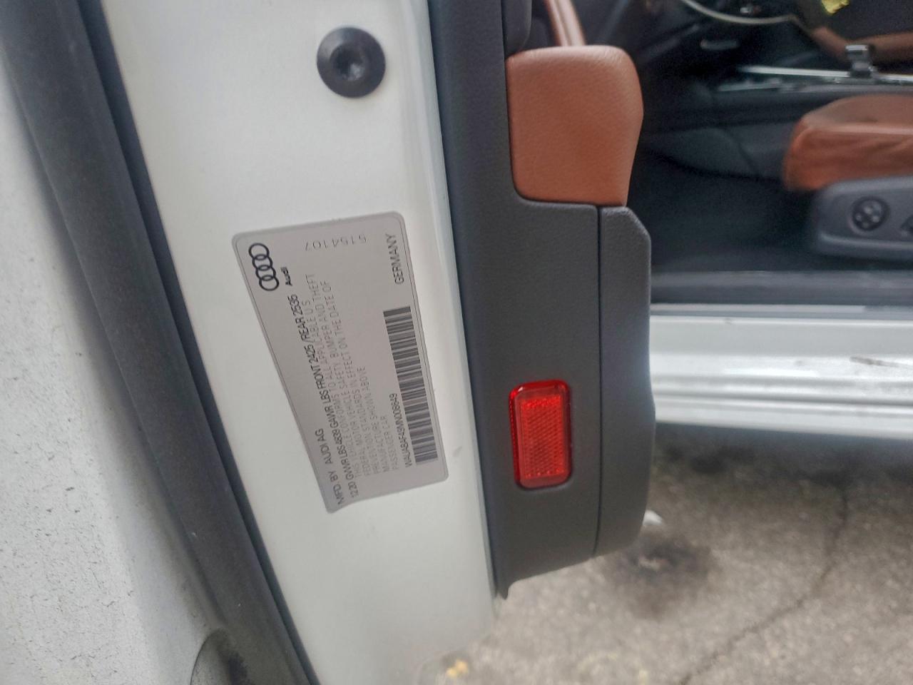 2021 Audi A4 Premium 40 VIN: WAUABAF49MN008649 Lot: 93701535