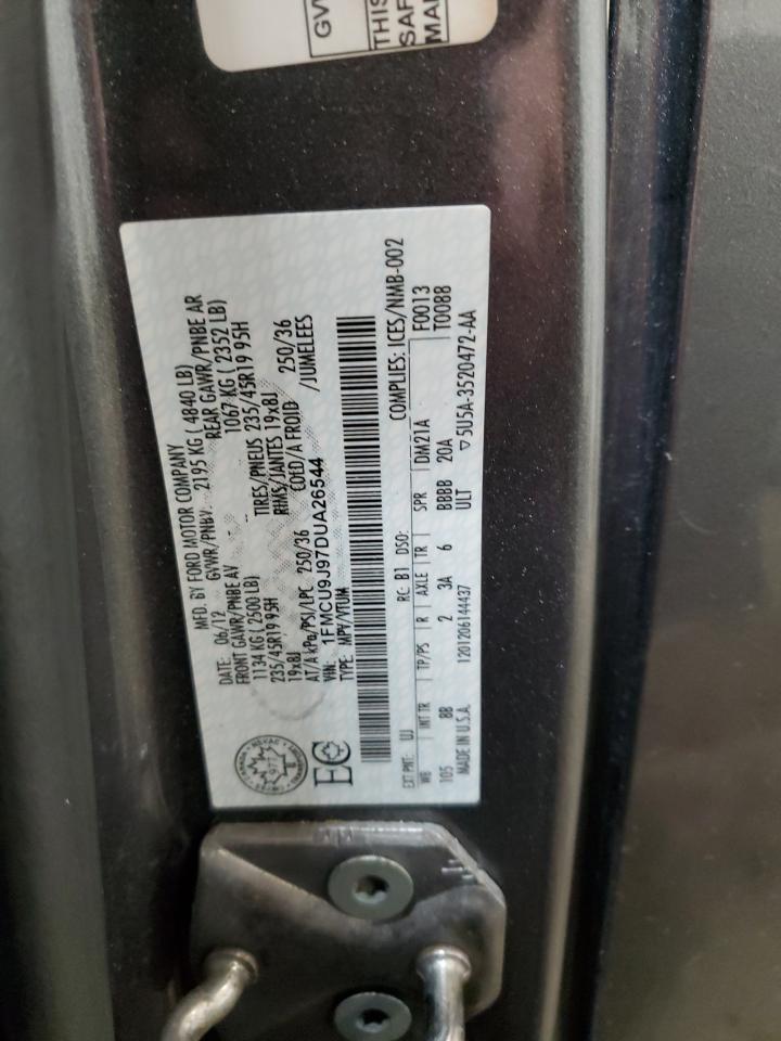 2013 Ford Escape Titanium VIN: 1FMCU9J97DUA26544 Lot: 91694585