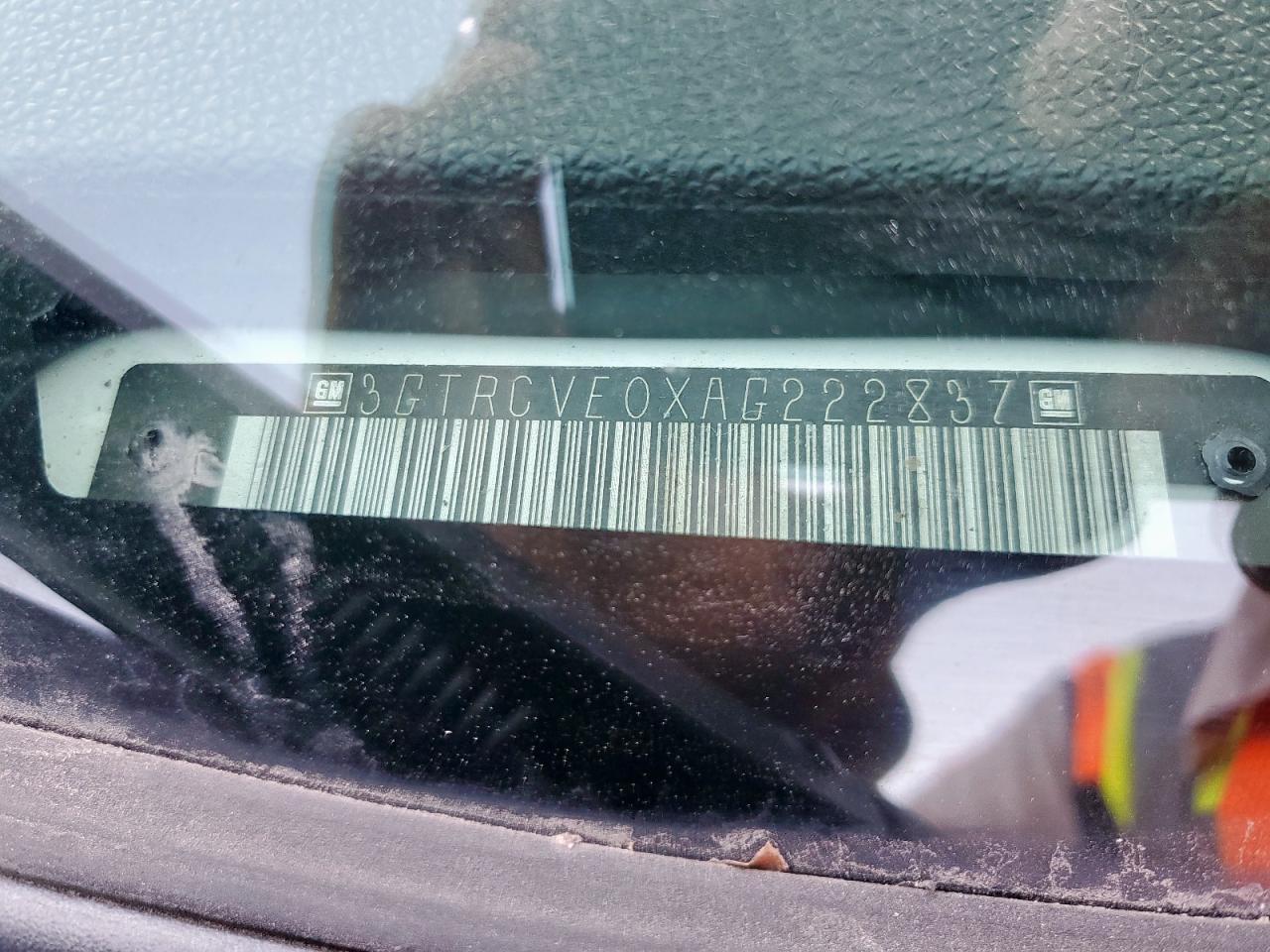 2010 GMC Sierra C1500 Sle VIN: 3GTRCVE0XAG222837 Lot: 92704935