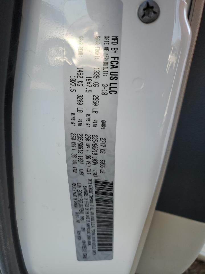 2018 Chrysler Pacifica Touring Plus VIN: 2C4RC1FG7JR277941 Lot: 91193445