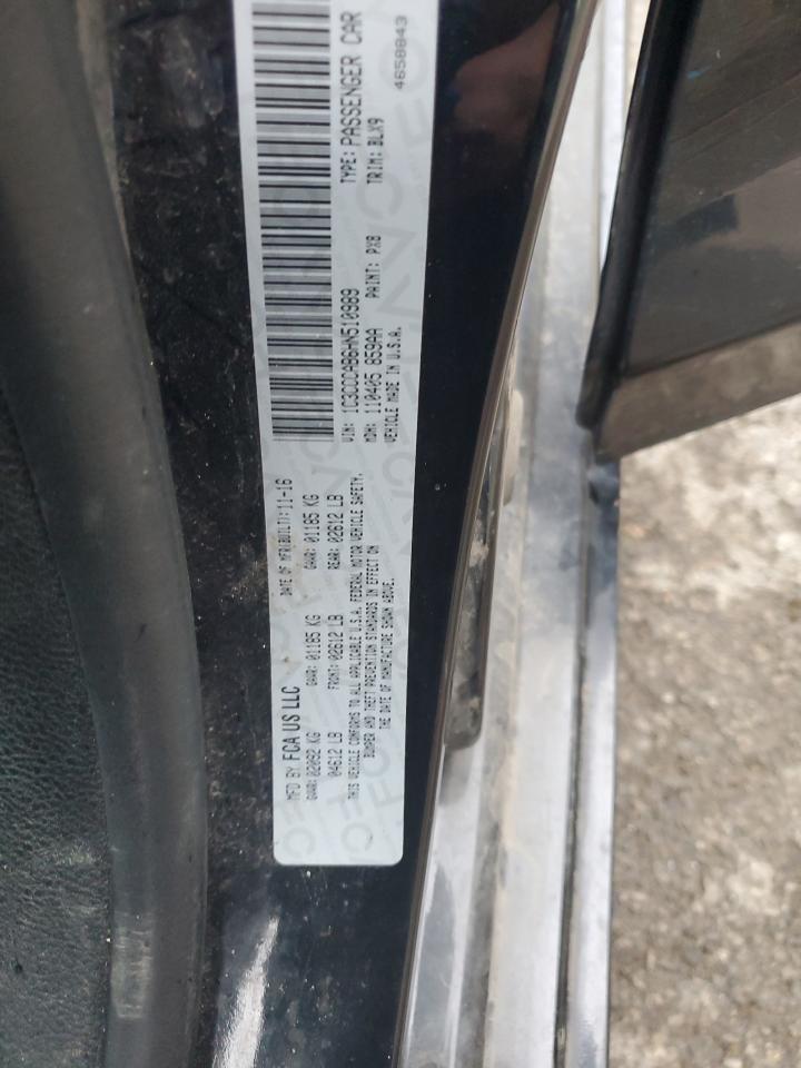 2017 Chrysler 200 Limited VIN: 1C3CCCAB6HN510989 Lot: 93509445