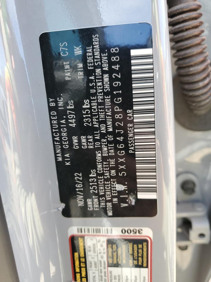 2023 Kia K5 Gt Line VIN: 5XXG64J28PG192488 Lot: 91905255