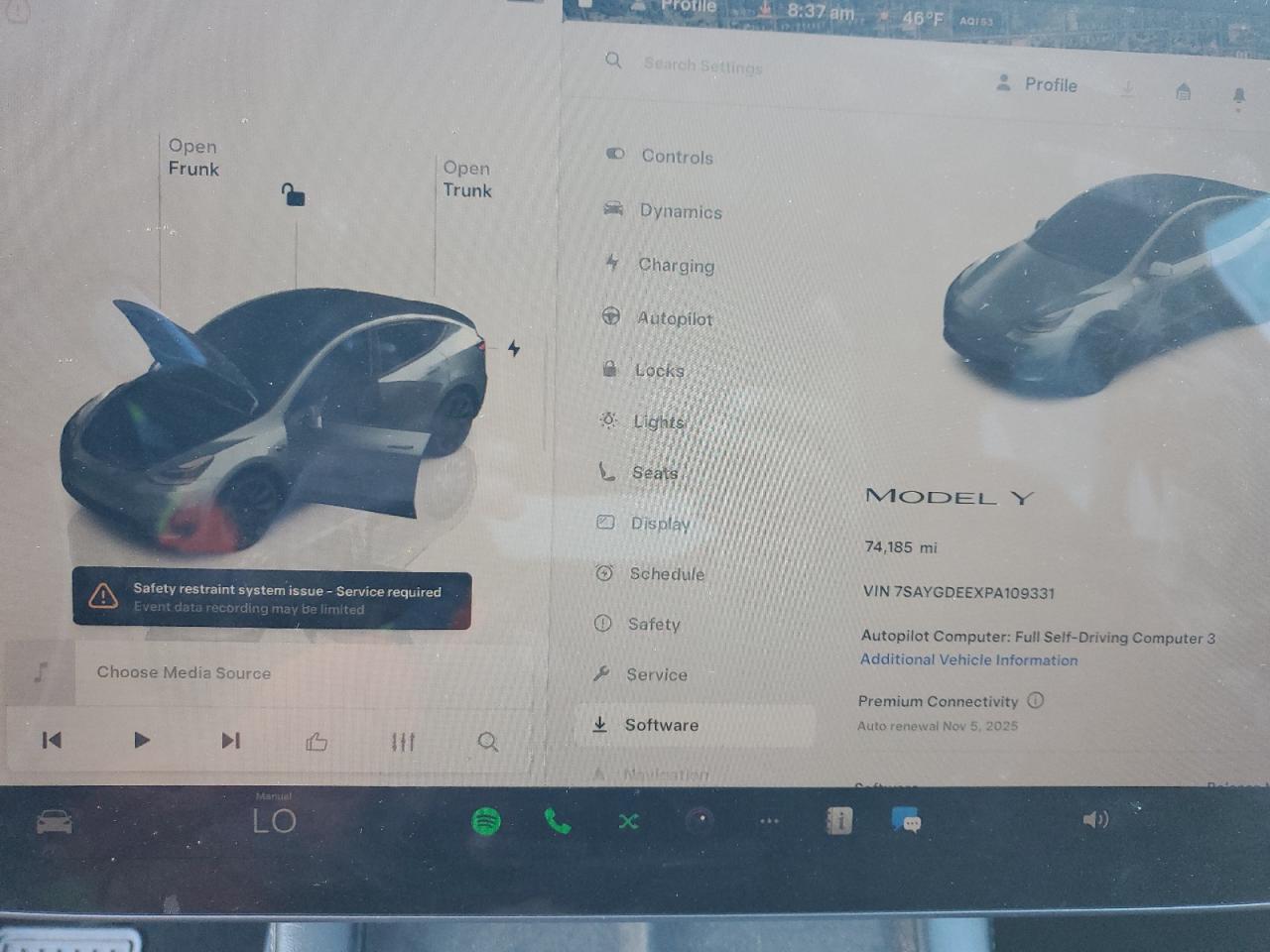 2023 Tesla Model Y VIN: 7SAYGDEEXPA109331 Lot: 81284435