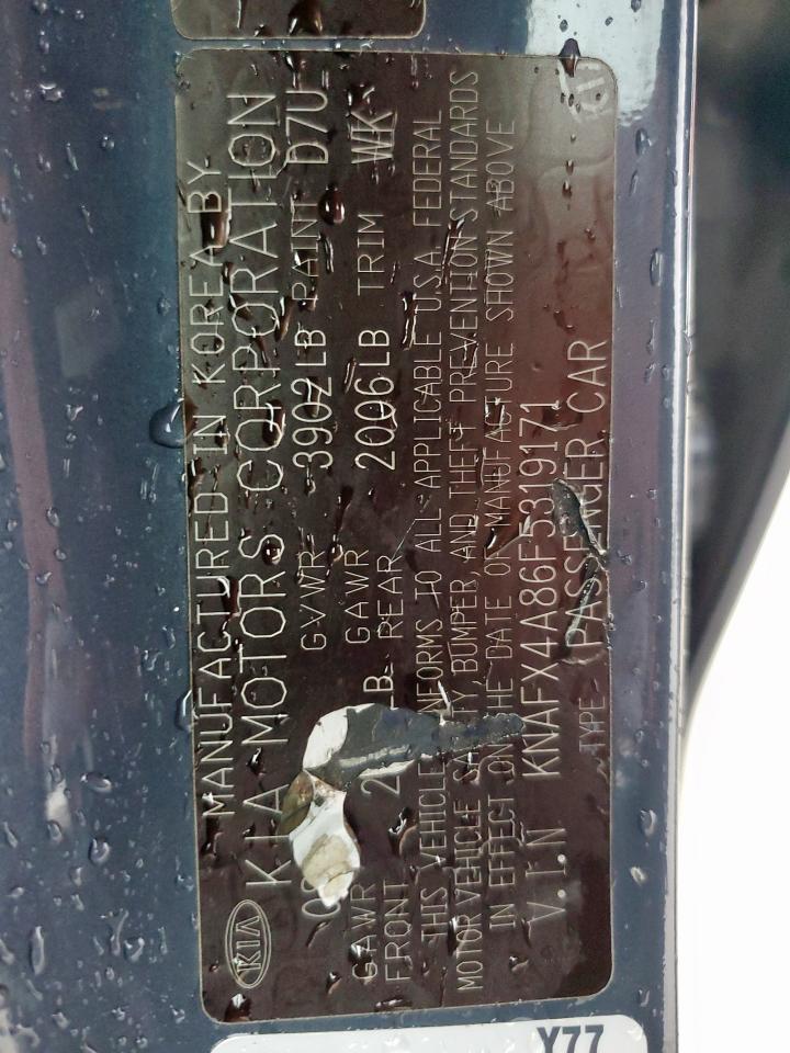 2015 Kia Forte Ex VIN: KNAFX4A86F5319171 Lot: 93262735