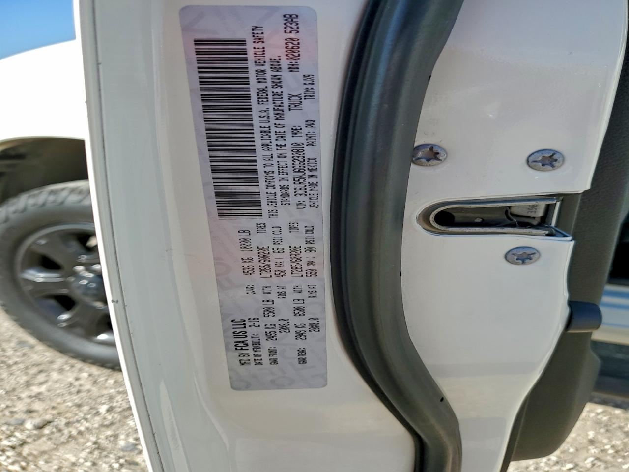 2016 Ram 2500 Laramie VIN: 3C6UR5NJ6GG230810 Lot: 94548595