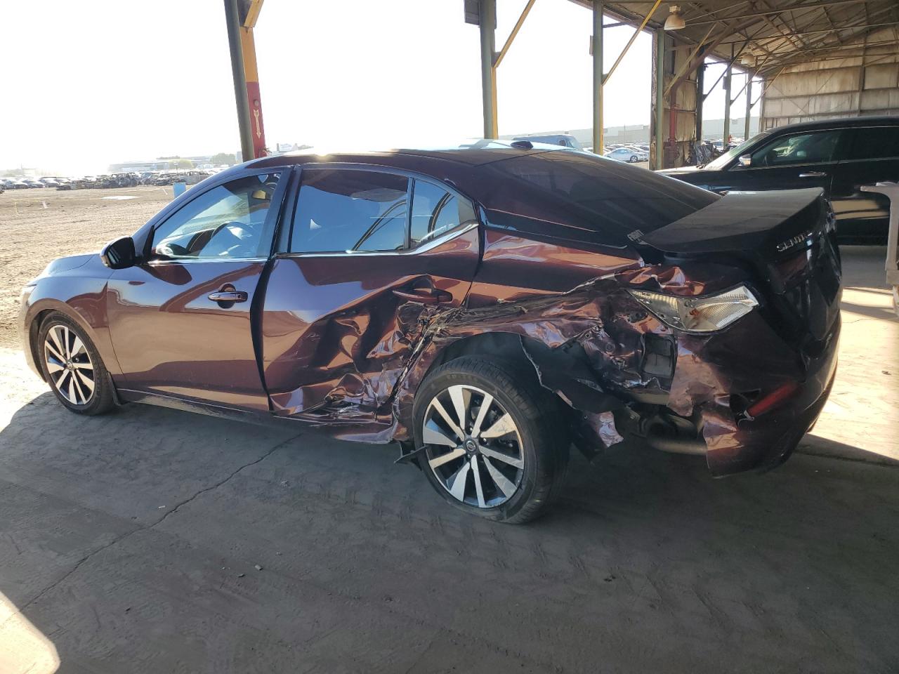 2020 Nissan Sentra Sv brown null gas 3N1AB8CV1LY234990 photo #3