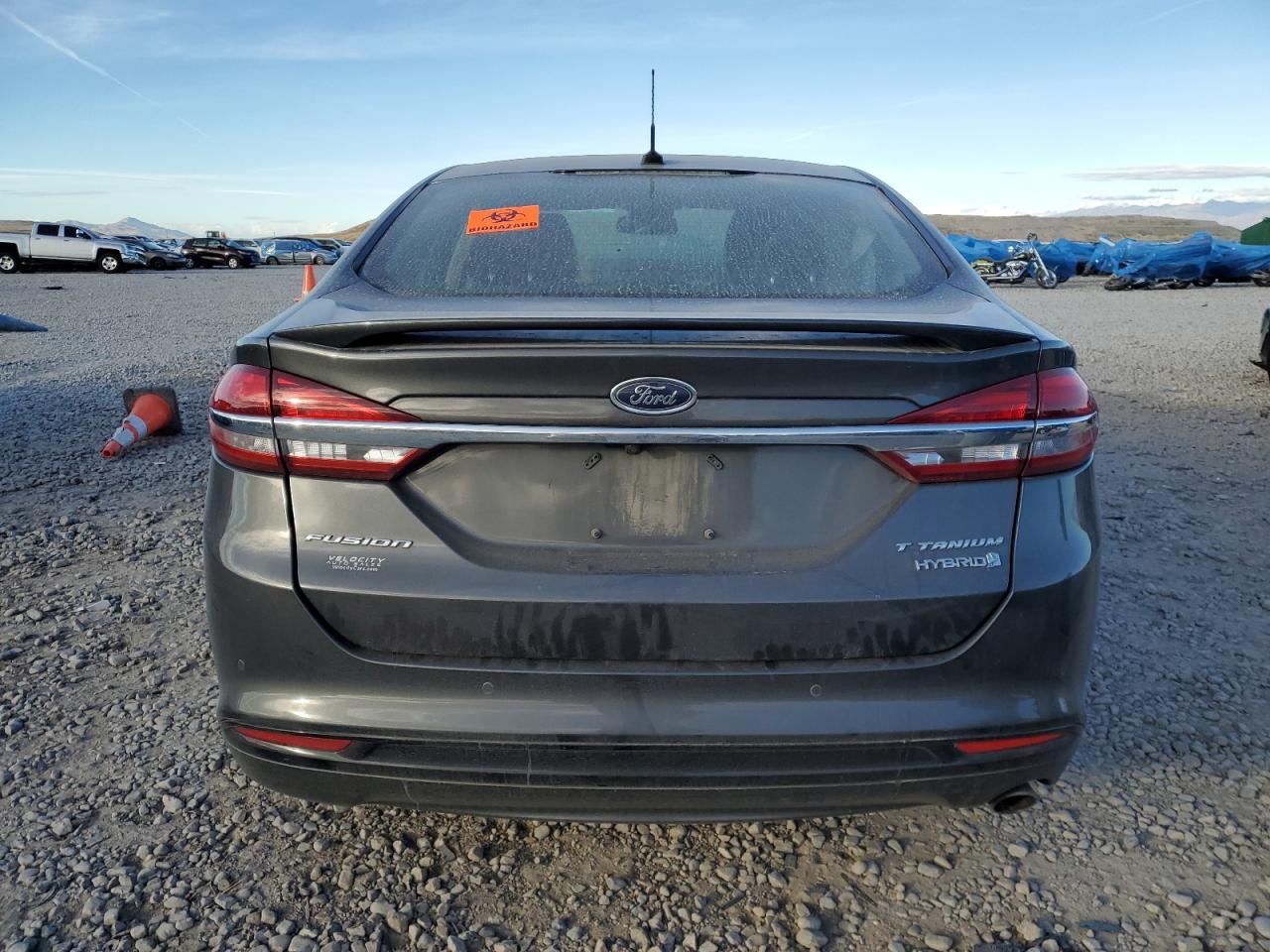 2018 Ford Fusion Titanium/Platinum Hev VIN: 3FA6P0RU4JR127823 Lot: 91482845