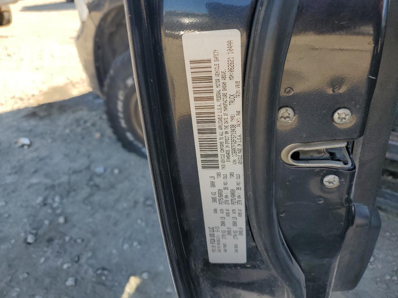 2015 Ram 1500 St VIN: 1C6RR7FG9FS719438 Lot: 93413325