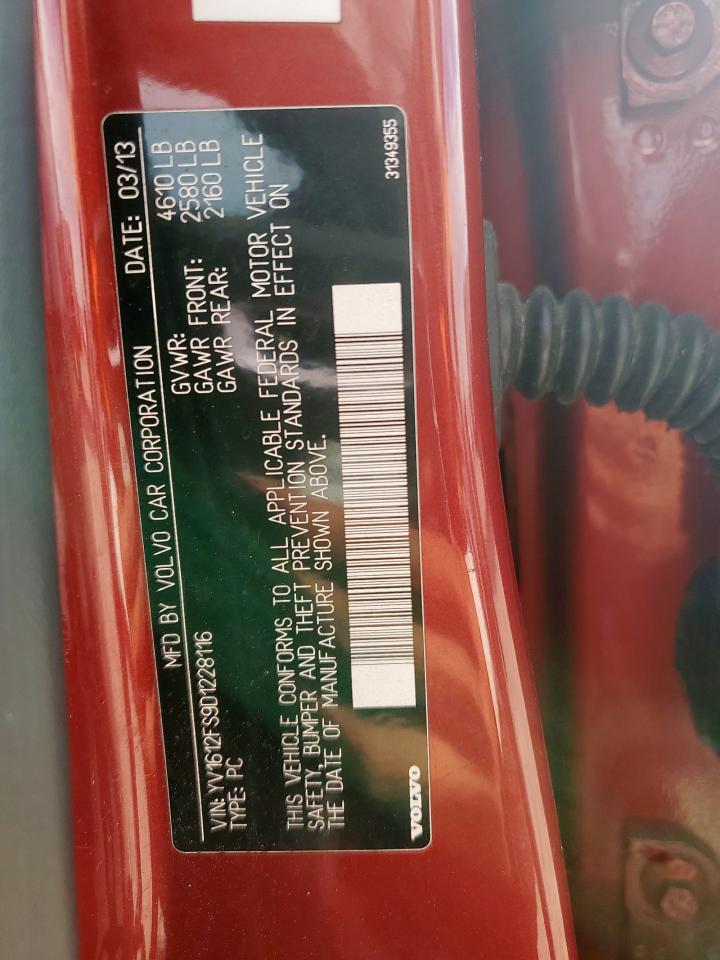 2013 Volvo S60 T5 VIN: YV1612FS9D1228116 Lot: 91075945