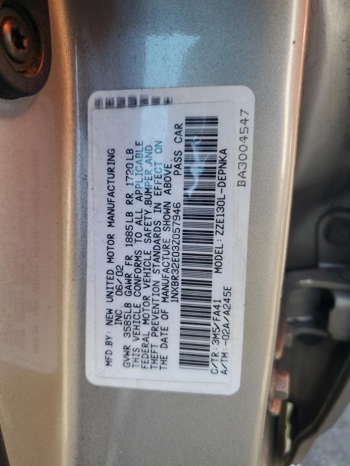 2003 Toyota Corolla Ce VIN: 1NXBR32E03Z057946 Lot: 91928315